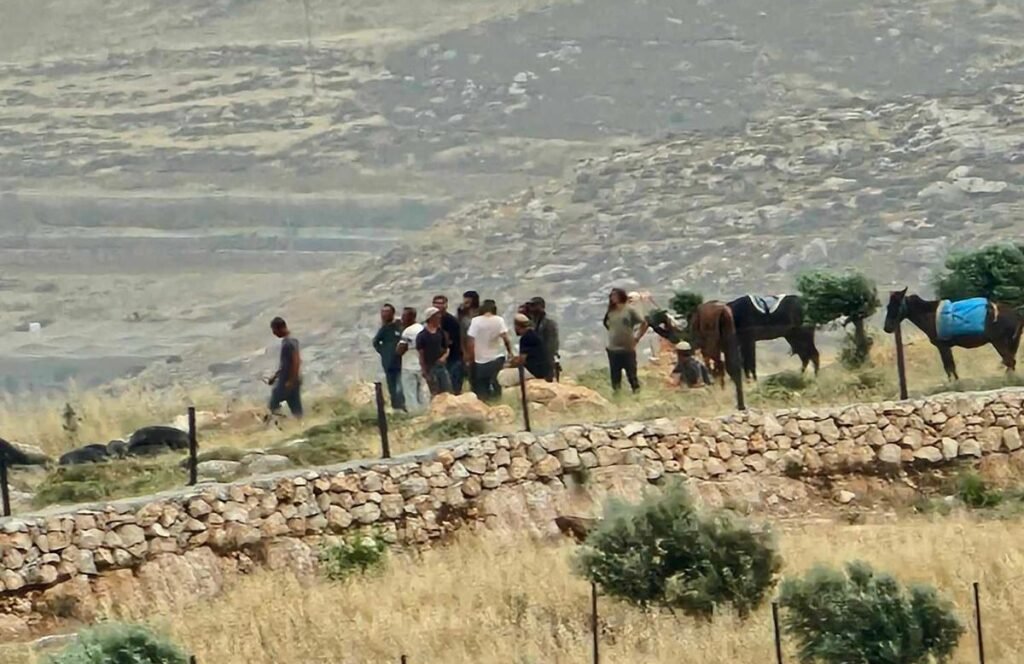 إصابة 4 مواطنين واقتلاع 60 شجرة في هجوم للمستوطنين جنوب الخليل