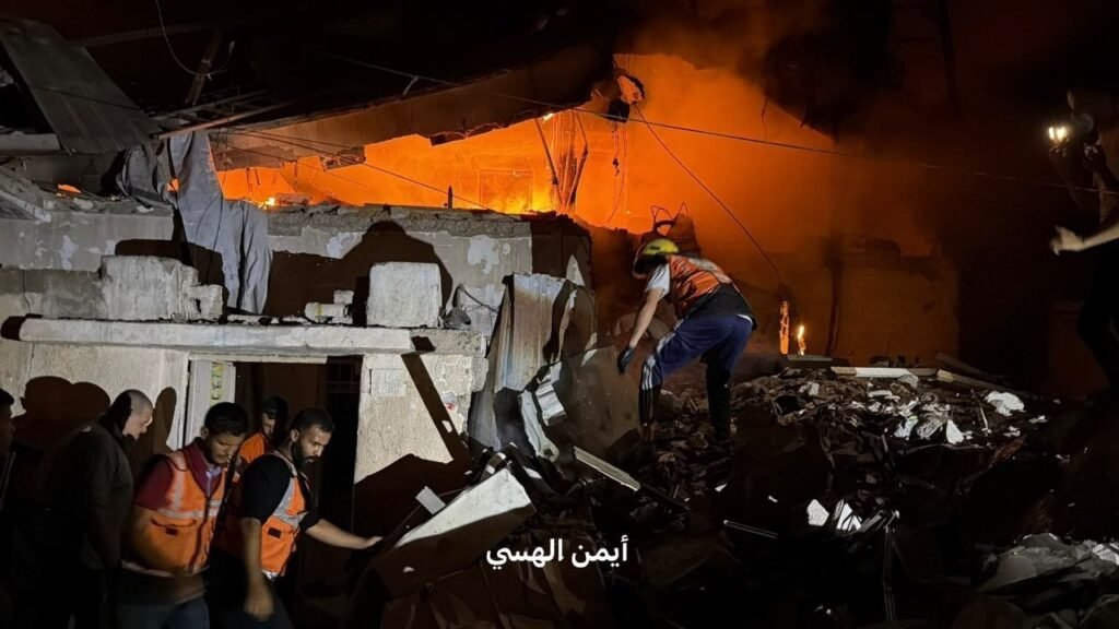 5 شهداء (عائلة كاملة) بقصف إسرائيلي على منزل بغزة